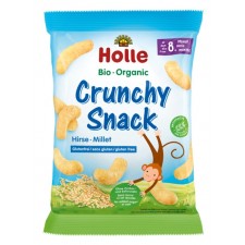 Holle Organic 8 Months Crunchy Snack Millet 8 x 25g Bags