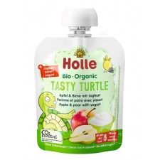 Holle Organic 8 Months Apple and Pear with Yoghurt 10 x 85g Pouch