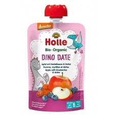 Holle Organic 6 Months Apple and Berrys with Dates 12 x 100g Pouch
