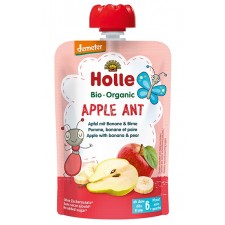 Holle Organic 6 Months Apple with Banana and Pear 12 x 100g Pouch