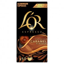 L'Or Espresso Caramel Flavour Aluminium Coffee Pods 10 per pack