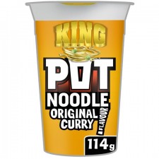 King Pot Noodle Original Curry 114g