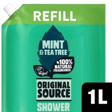 Original Source Mint and Tea Tree Shower Gel Refill 1L