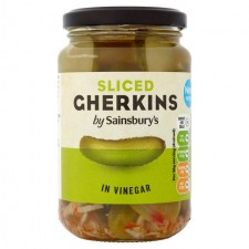 Sainsburys Sliced Gherkins in Vinegar 340g