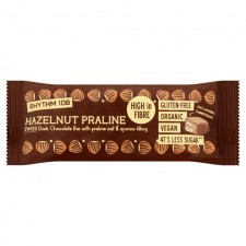 Rhythm108 Swiss Dark Chocolate Bar With Hazelnut Praline 33g