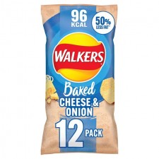 Walkers Baked Cheese and Onion 12 Pack 
