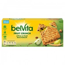 Belvita Fruit Crunch Apple and Pear Multigrain 225g