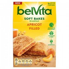 Belvita Soft Bakes Apricot Filled 5 Pack 250g