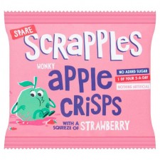 Scrapples Apple and Strawberry Fruit Crisps 12g