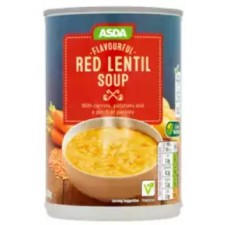 Asda Red Lentil Soup 400g Tin