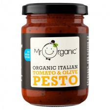 Mr Organic Tomato and Olive Pesto 130g