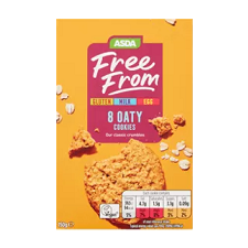 Asda Free From 8 Oaty Cookies 150g