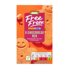 Asda Free From 6 Gingerbread Men 6x25g