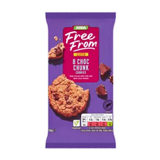 Asda Free From Chocolate Chip Cookies biscuits 150g