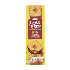 Asda Free From Lemon Creams Biscuits 125g