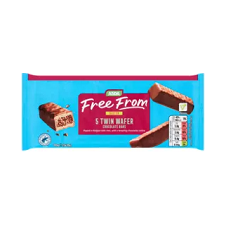 Asda Free From Belgian Chocolate Twin Wafer Bars 5 Pack