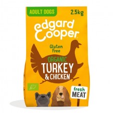 Edgard Cooper Adult Dry Dog Food with Turkey and Chicken 2.5kg