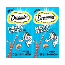 Dreamies Meaty Sticks With Salmon 30g