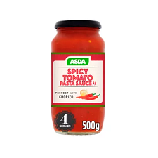 Asda Spicy Tomato Pasta Sauce 500g