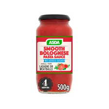 Asda Smooth Bolognese Pasta Sauce 500g