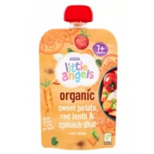 Asda Little Angels Sweet Potato Red Lentil and Spinach Dhal 7 Months 130g