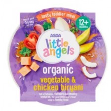 Asda Little Angels Vegetable and Chicken Biryani 12 Months 200g