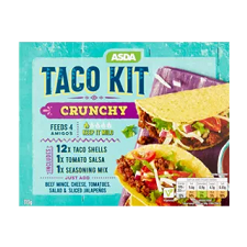 Asda Taco Kit Crunchy 313g 