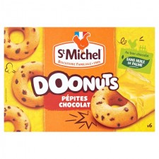 St Michel Chocolate Chip Coated Doonuts 6 Pack