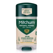 Mitchum Natural Power Amber and Sandalwood Gel Deodorant 63g