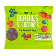 Sainsburys Berries and Cherries 100g