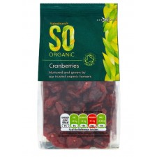 Sainsburys So Organic Cranberries 100g