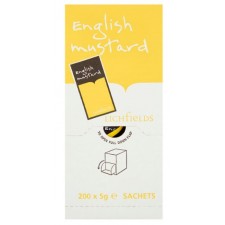 Lichfields English Mustard Sachets 200 x 5g