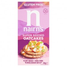 Nairns Gluten Free Super Seeded Oatcakes 180g