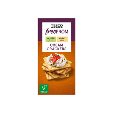 Tesco Free From Cream Crackers 125G