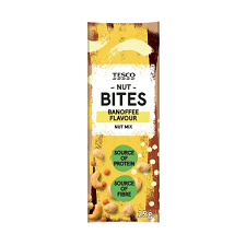 Tesco Banoffee Flavoured Nut and Chocolate Bites 25G