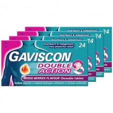 Gaviscon Double Action Mixed Berries Tablets 96 per pack