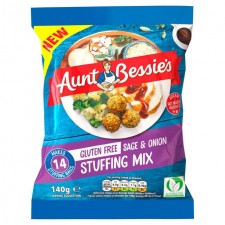 Aunt Bessies Gluten Free Sage and Onion Stuffing Mix 140g