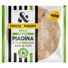 Crosta and Mollica Mini Spelt Piadina Organic 100g