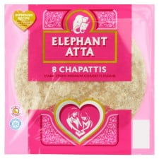 Elephant Atta Chapattis 8 per pack