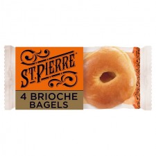 St Pierre Brioche Bagels 4 per pack