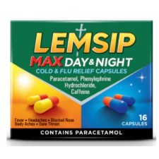 Lemsip Max Cold And Flu Day and Night Capsules X 16