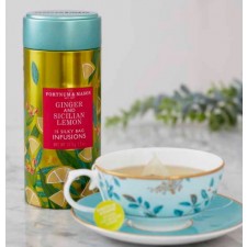 Fortnum and Mason Ginger and Sicilian Lemon Infusion Tin 15 Teabags