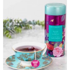 Fortnum and Mason Rose and Violet Infusion Tin 15 Silky Tea Bags