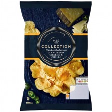 Marks and Spencer Manchego Cheese and Chilli Crisps 150g