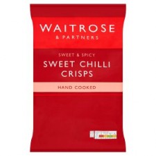 Waitrose Hand Cooked Sweet Chilli Crisps 150g