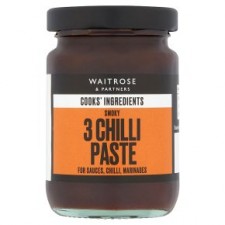 Waitrose Cooks Ingredients Smoky 3 Chilli Paste 100g