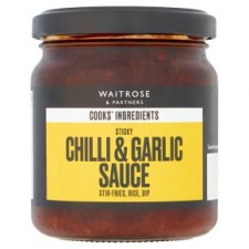 Waitrose Cooks Ingredients Chilli and Garlic Sauce 200g