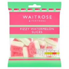 Waitrose Fizzy Watermelon Slices 65g