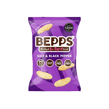 Bepps Popped Chickpea Snacks Salt and Pepper 70G
