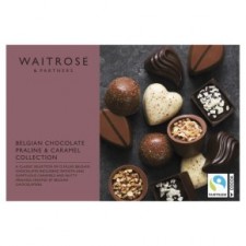 Waitrose Belgian Chocolate Praline and Caramel Collection 148g